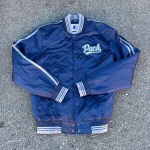Vintage Starter Nevada Script Pack Home Game varsity full-snap satin jacket M